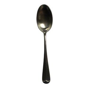 TWS47 By Towle Silver Stainless Satin 18 8 Japan flatware place oval spoon 7.5”